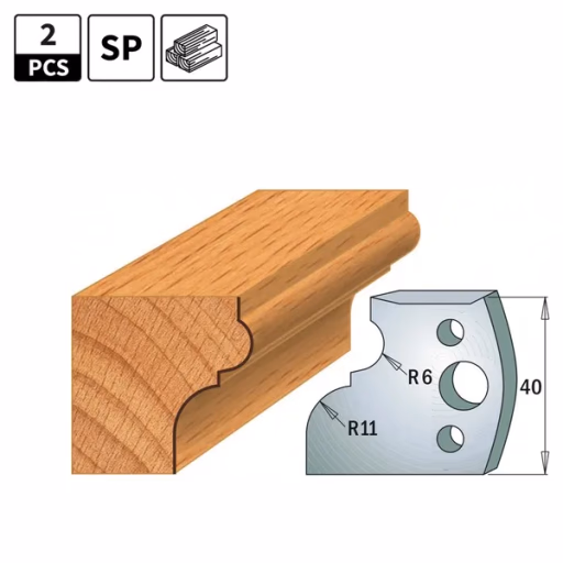 Profielmessen voor profielfreeskop I=40mm profiel 111