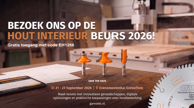Garnotec aanwezig op de Hout Interieur Beurs 2026 in Gorinchem