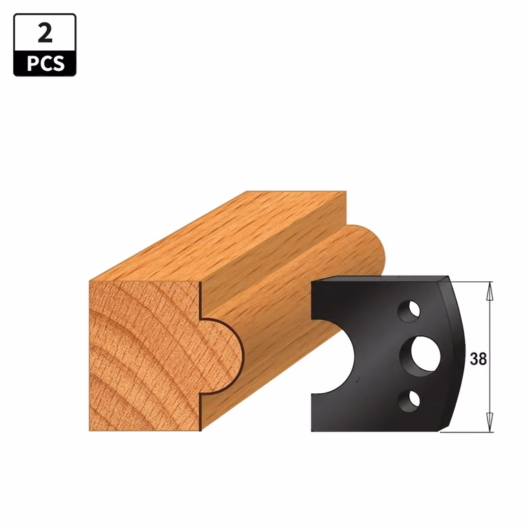 Begrenzer voor profielfreeskop I=38mm profiel 15