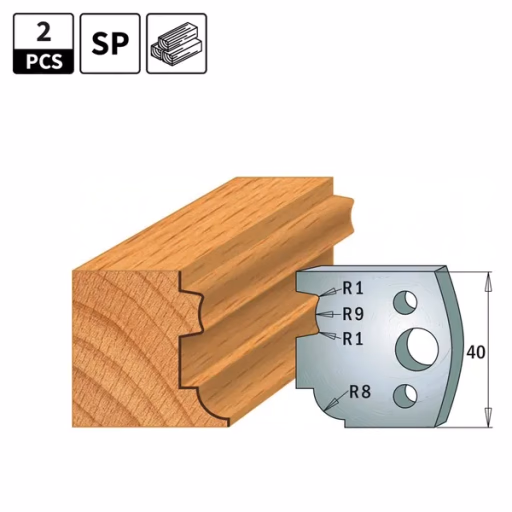 Profielmessen voor profielfreeskop I=40mm profiel 26