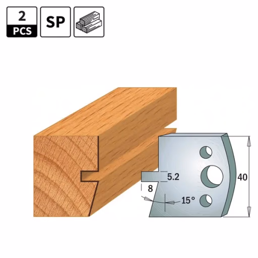 Profielmessen voor profielfreeskop I=40mm profiel 86