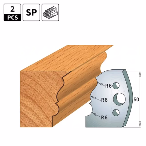 Profielmessen voor profielfreeskop I=50mm profiel 509