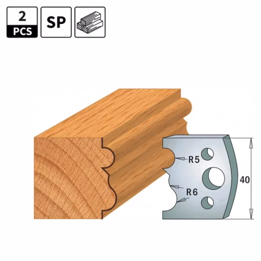 Profielmessen voor profielfreeskop I=40mm profiel 29