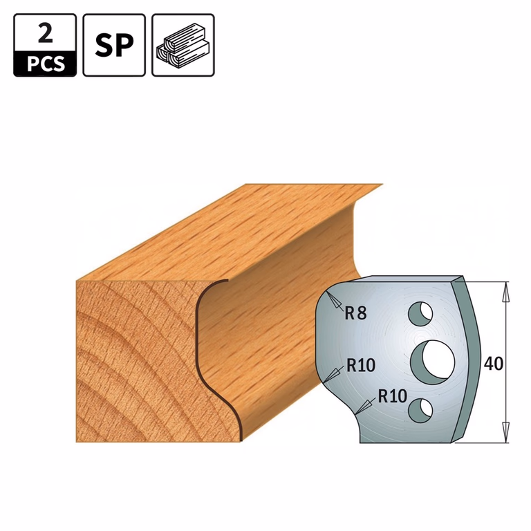 Profielmessen voor profielfreeskop I=40mm profiel 49