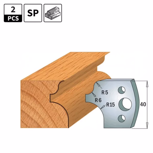 Profielmessen voor profielfreeskop I=40mm profiel 11