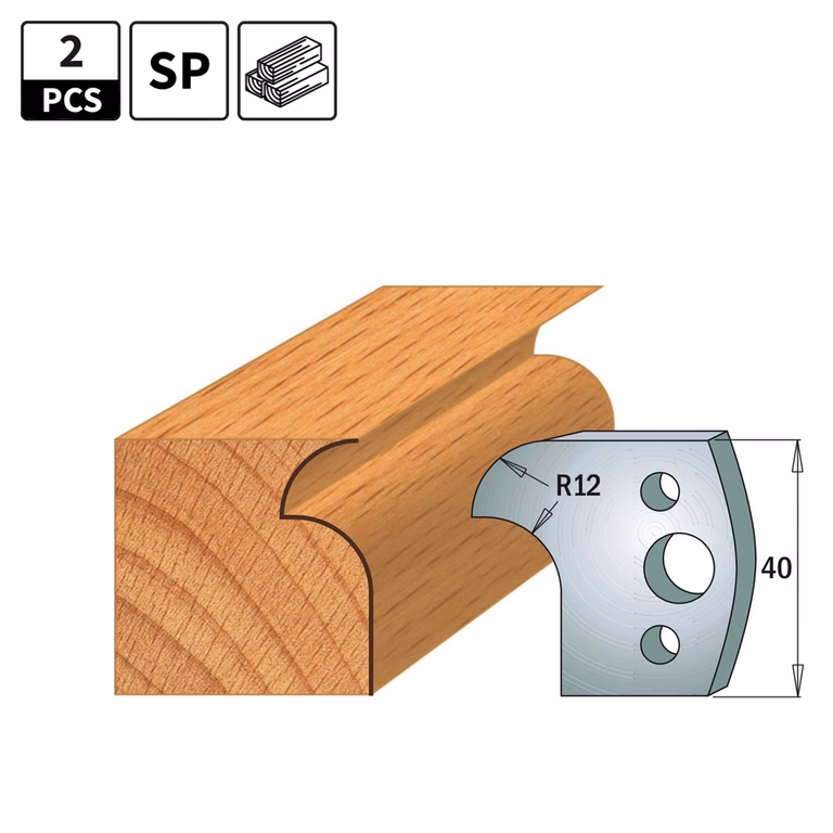 Profielmessen voor profielfreeskop I=40mm profiel 5
