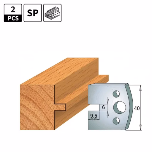 Profielmessen voor profielfreeskop I=40mm profiel 17