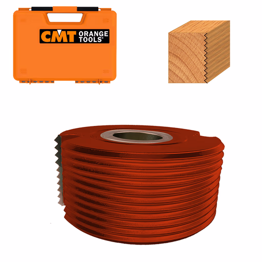 Korte driehoekverlijmfrees in HW D=120mm B=30mm Hd=3mm Z2 · TE503.06.30.Z2