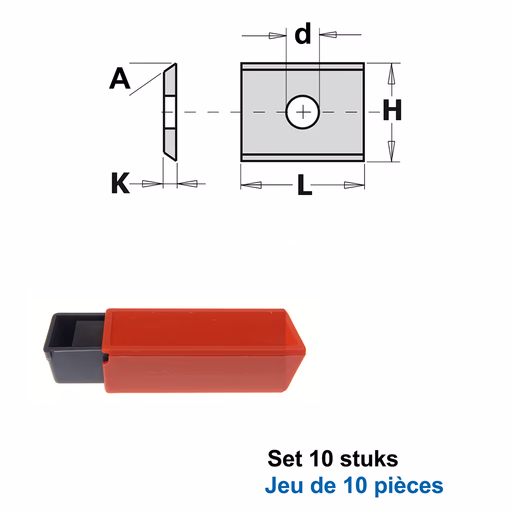 HWM wisselmessen 12mm (per 10 st.) · 790.120.09