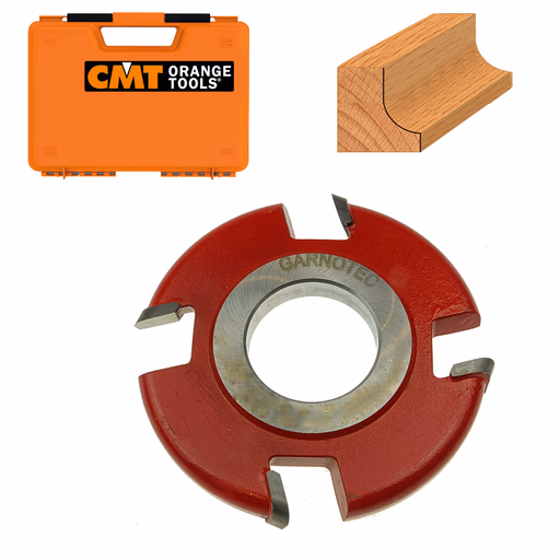 Bolle HW-afrondfrees met gesoldeerde snijplaten D=140mm Hd=35mm R=18mm Z4
