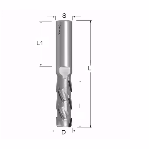 Diamantfrees PCD Z2+2 Nesting PRO D=16mm S=16mm L=94mm I=43mm