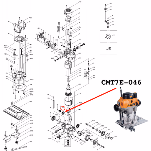 Tandwiel · CMT7E-046
