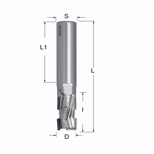 Diamantfrees PCD Z2+2 Nesting D=16mm L=86mm I=25mm (6 PCD+1 HM) · 142.160.62