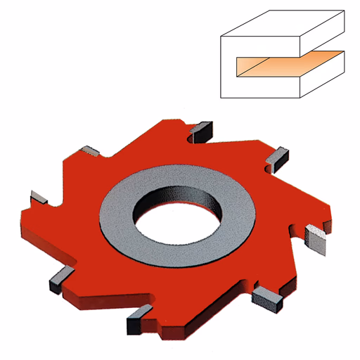 Vaste groeffrees met voorsnijders in HW D=160mm B=50mm Hd=45mm · TE301.24.50.Z4+4