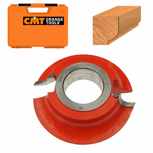 Holle HW-afrondfrees met gesoldeerde snijplaten D=160mm Hd=45mm R=30mm Z2