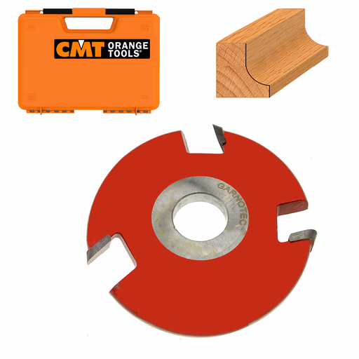 Bolle HW-afrondfrees met gesoldeerde snijplaten D=140mm Hd=45mm R=20mm Z3