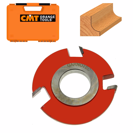 Bolle HW-afrondfrees met gesoldeerde snijplaten D=140mm Hd=35mm R=18mm Z3