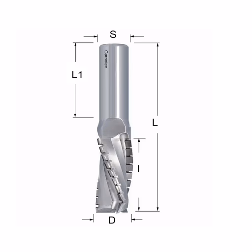 Diamantfrees negatieve PCD Z3+1 Turbo D=25mm L=96mm I=45mm (26+1 PCD)
