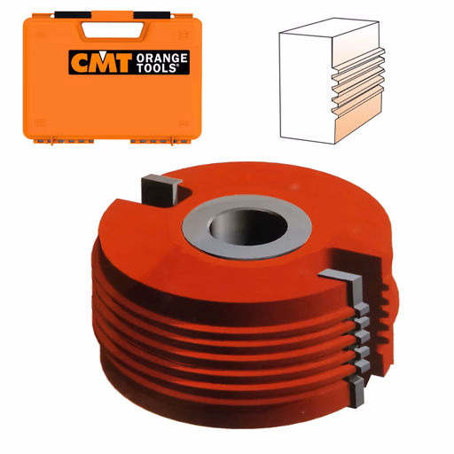 Korte driehoekverlijmfrees in HW D=120mm B=30mm Hd=5mm Z2 · TE503.05.30.Z2