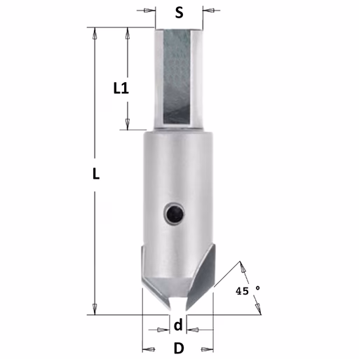 Verzinker, links D=16mm S=10mm · 521.030.12