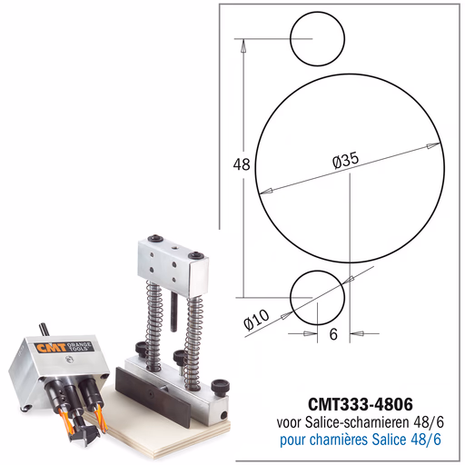 Scharnierboor systeemset · CMT333-4806SET