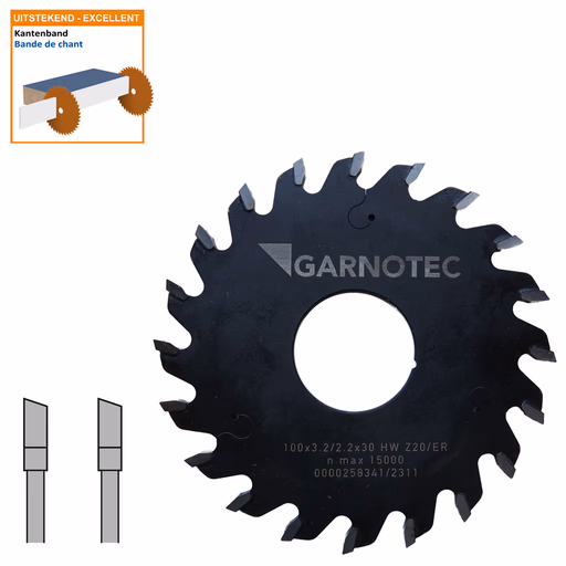 Zaagblad voor kantenverlijmmachine · 283.100.20RG