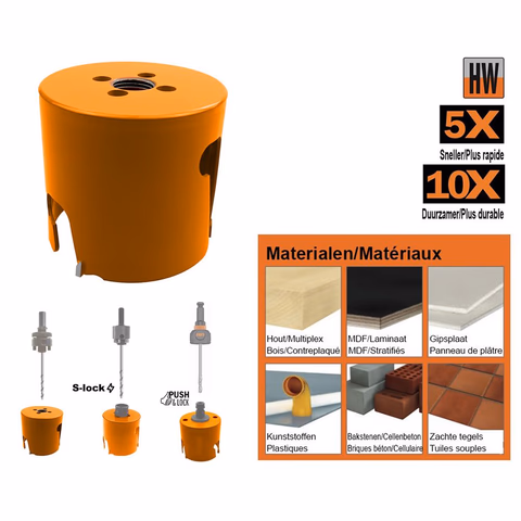 Hardmetalen gatzagen 550G