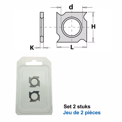 Groeftand HWM (per 2 st.) K=3,7mm