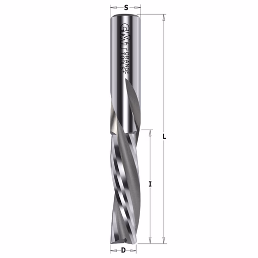Negatieve spiraalfrees, HWM D=8mm S=8mm