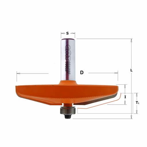 Horizontale bossingfrees, HW D=82,5mm S=12mm L=64mm I=15mm