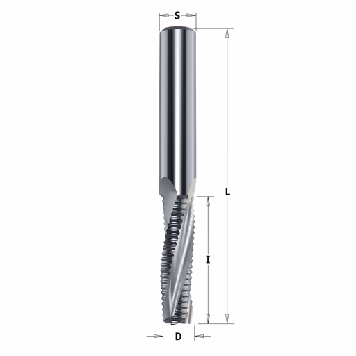 Schrobfrees positieve snijhoek in HWM D=12mm S=12mm L=100mm I=52mm