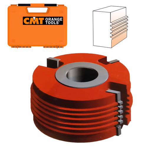Korte driehoekverlijmfrees in HW D=140mm B=50mm Hd=5mm Z3 · TE503.05.50.Z3