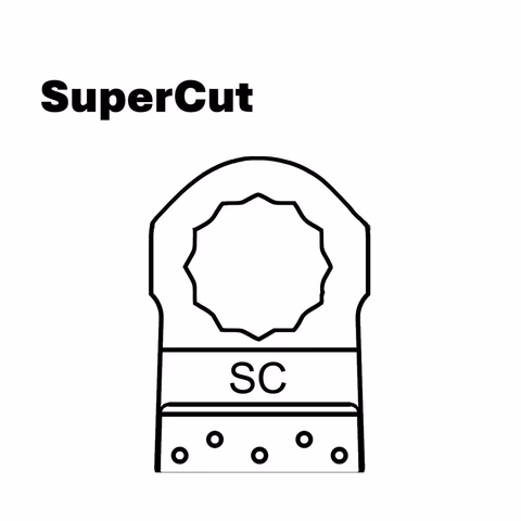 Multitool – SuperCut (SC)-aansluiting