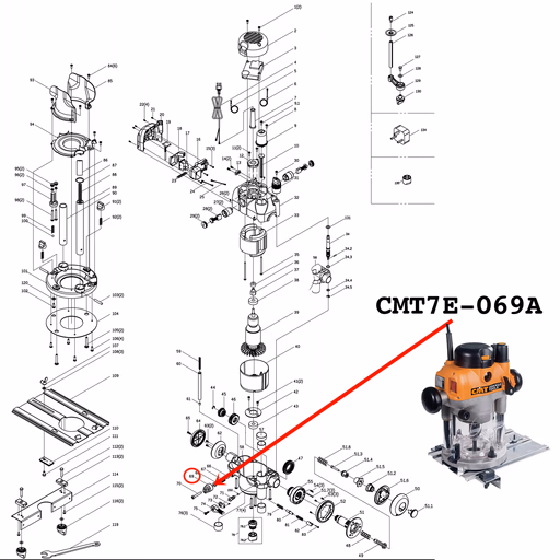 68,69_70_DEPTH STOP KNOB ASSEMBLY""