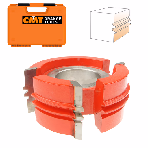 Korte driehoekverlijmfrees in HW D=140mm B=50mm Hd=5mm Z3 · TE503.03.50.Z3