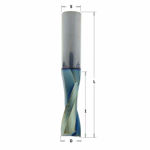 Positieve spiraalfrees, HWM + coating D=16mm S=16mm L=90mm I=42mm · 191.161.41