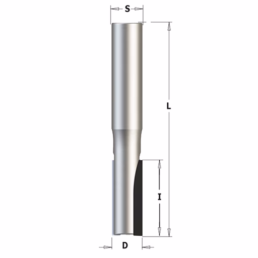 Diamant frees een positief scherende snij-plakket D=10mm S=10mm