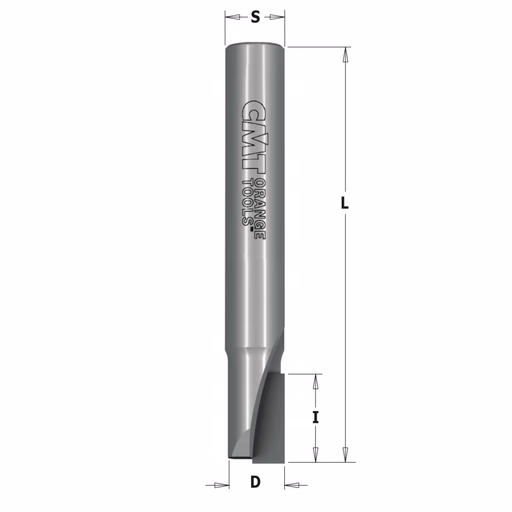 Diamant frees met één negative snij-plakket D=6mm S=6mm