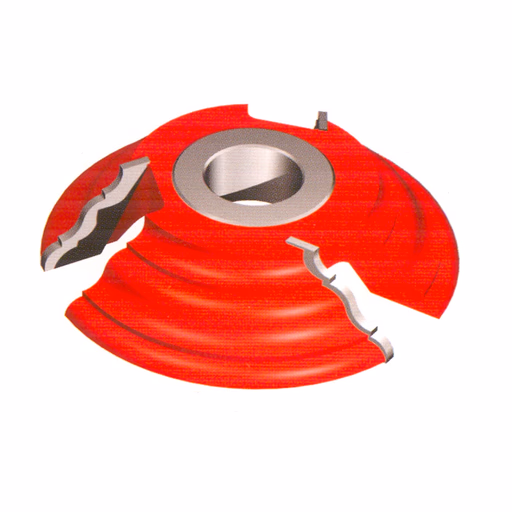 Kruishout profielfrees met gebraseerde plaketten in HW B=30mm Hd=65mm · TE107.01.30