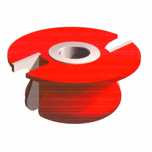 Handgreep profielfrees met gebraseerde plaketten in HW D=160mm B=30mm Hd=55mm · TE110.01.30