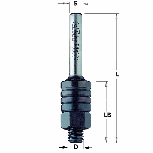 Spindel zonder kogellager S=12mm L=67,5mm LB=26mm