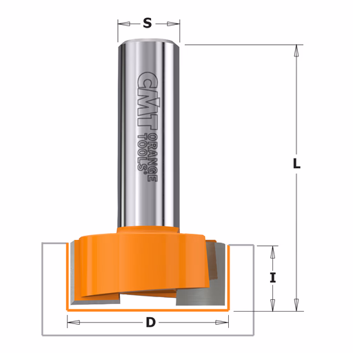 Sponning- en kantenfrees , HW D=12,7mm L=54mm I=19mm · 701.127.11