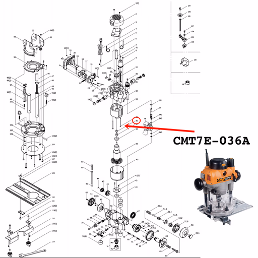 Magneet ring · CMT7E-036A