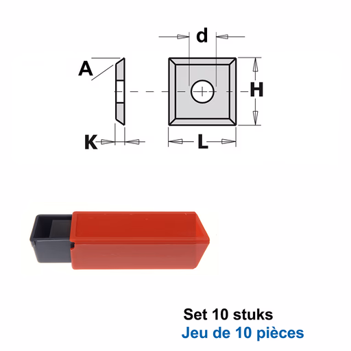 HWM wisselmessen (per 10 st.) L=12mm H=12mm d=4mm · 790.120.45