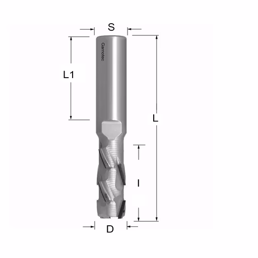 Diamantfrees PCD Z2+2 Nesting PRO D=16mm S=16mm L=94mm I=35mm