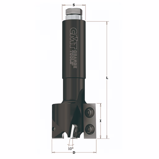 Xtreme inboorfrees met wisselmessen D=40mm S=20mm