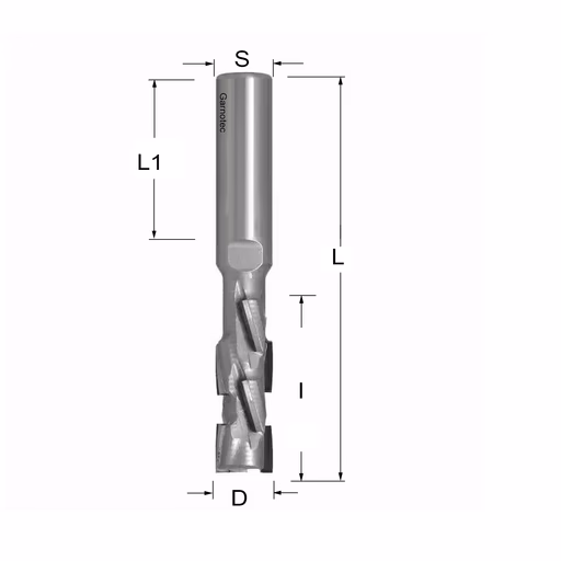Diamantfrees PCD Z2+2 Nesting PRO D=12mm S=12mm L=94mm I=35mm