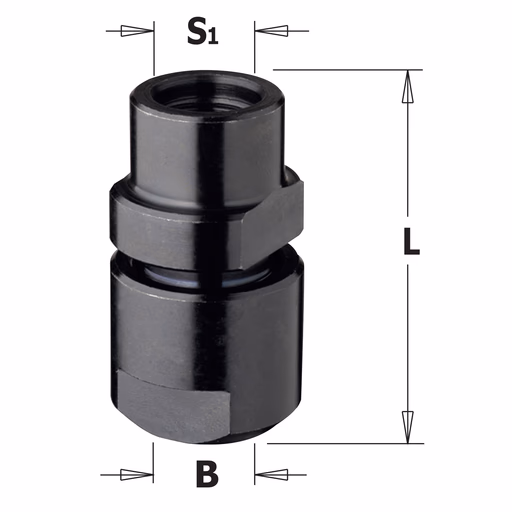 Spantanghouders (van draadaansluiting naar kolfaansluiting) S=M12x1 L=38mm