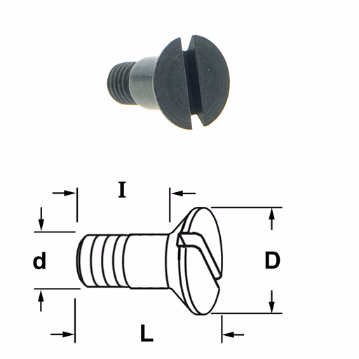 Conische bout met zitting D=10mm L=13,4mm