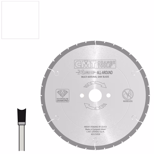 Allround diamantzaagblad voor diverse materialen D=216mm B=30mm K=2,5mm Z30